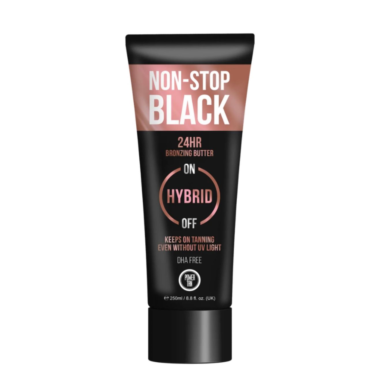 Power Tan Non-Stop Black (DHA Free) Hybrid Bronzing Butter Tube
